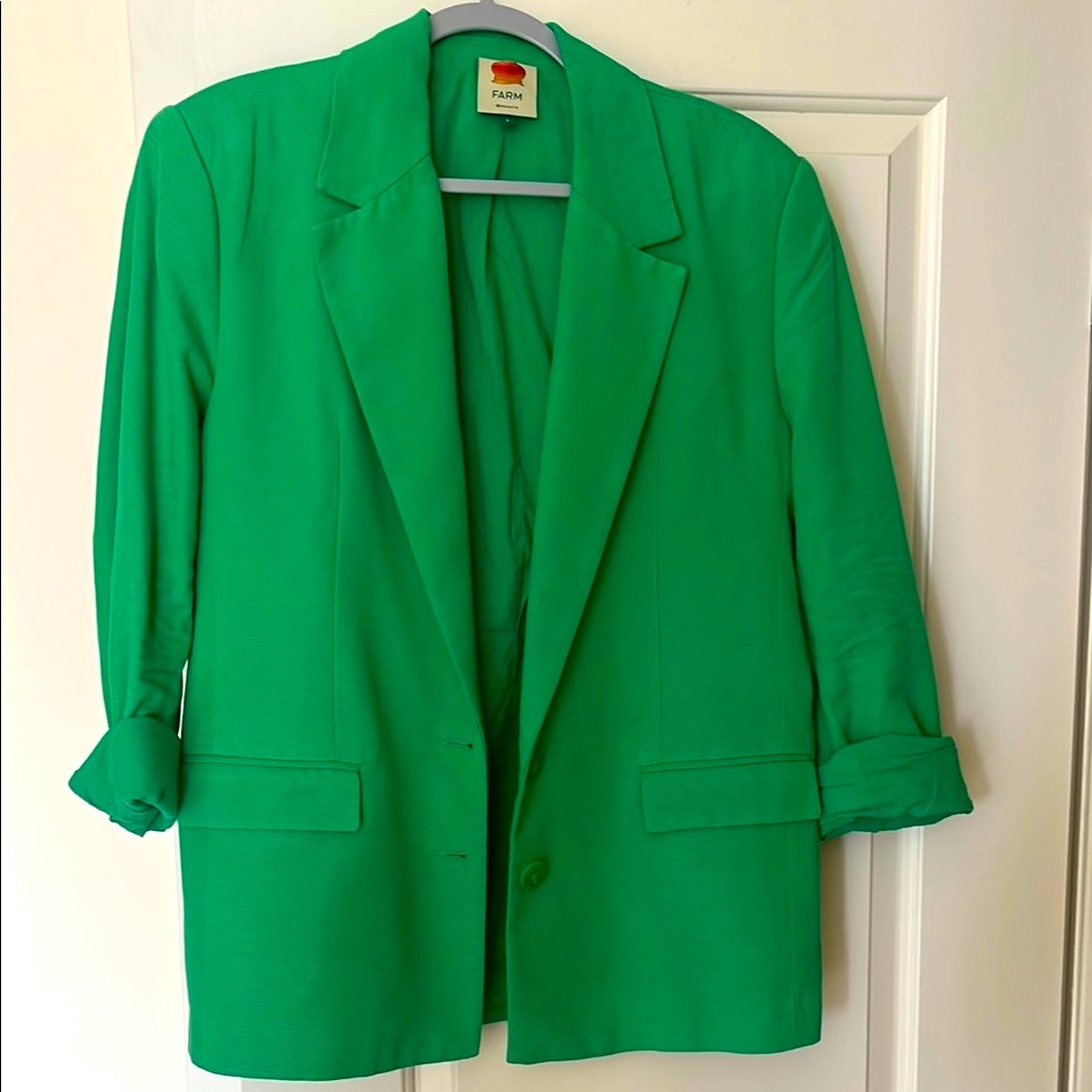 Green Women's Blazer